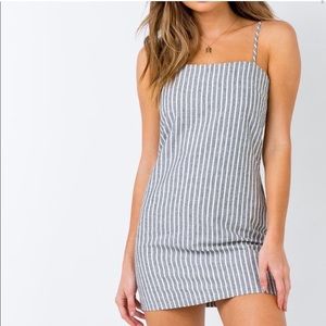 Princess Polly Missing Soul Striped Mini Dress